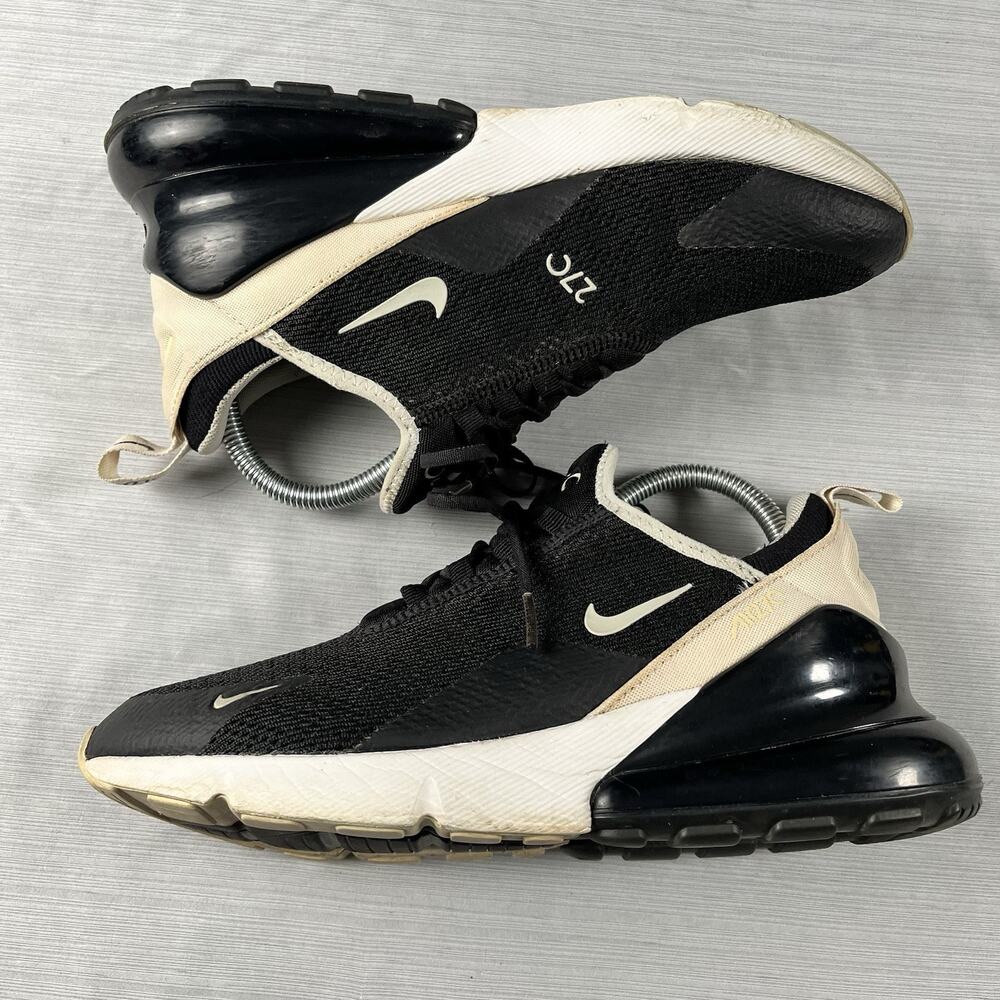 Nike Air Max 270 Women’s Size 8 Running Shoes Black Jogging Sneakers AH6789-010